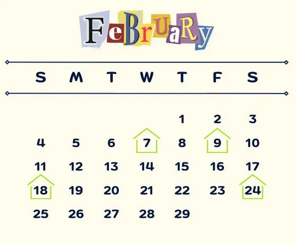 auspicious dates in Feb 2024