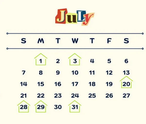 auspicious days in June 2024