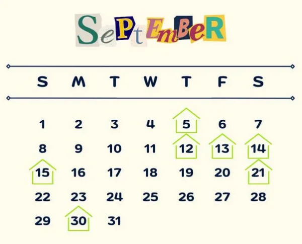 auspicious days in September 2024