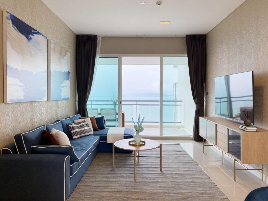 2 Bedroom Ocean View Condo For Rent Jomtien